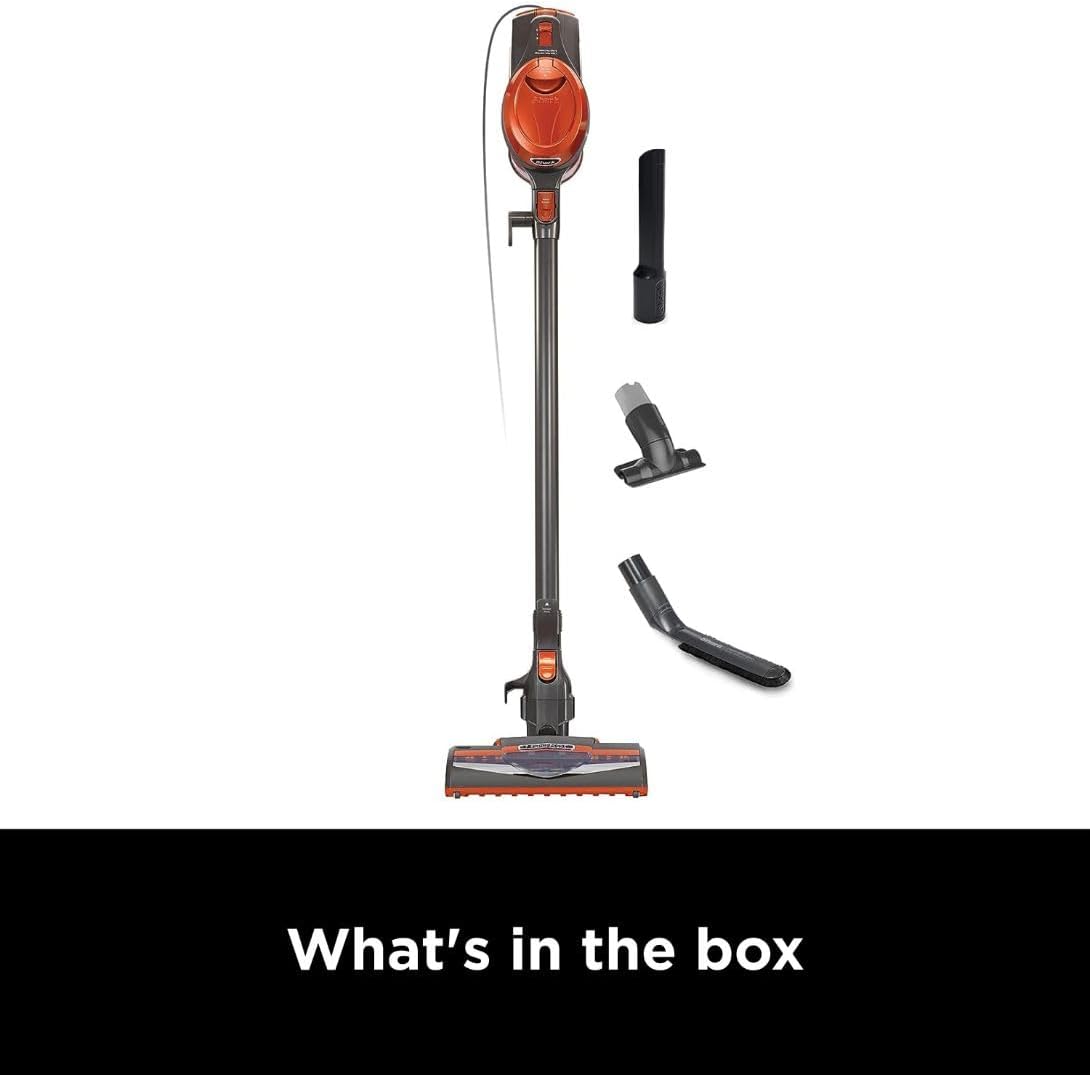 Shark Rocket Ultra Light Corded Bagless Vacuum for Carpet and Hard Floor Cleaning with Swivel Steering (HV301), Gray/Orange